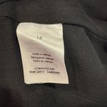 We Wore What  Embroidered Velvet Peplum Corset Top Black Size 16 NWT Photo 4