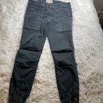 Nili Lotan Cropped Military Pants Cropped in Carbon 0/XS Black Photo 8