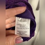 Princess Polly Nolan Mini Dress Sparkly Metallic Purple Size 2 Photo 7