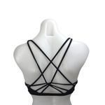 Lululemon Full Freedom Womens Black Strappy Yoga Athletic Sports Bra Crop Top 10 Photo 2
