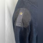 Lauren Ralph Lauren Epaulet Gold Arm Patch Zip Sweater Black Size undefined Photo 1