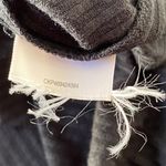 Madewell  Black Ribbed Mock Neck Long Sleeve Crop Top Women’s M Photo 5