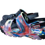 Hunter Platform Water Sandals Adjustable Back Strap EVA Marbled Womens US Size 9 Photo 0