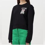 Moschino  Couture Black Sweatshirt With Logo
Print(Size Small/42) Photo 1