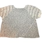 C&C California Grey terry cloth cropped sweater shirt Photo 1