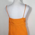 Olivaceous  Orange Sundress with Ruched Bust NWT Size Large Orange Slip Dress Photo 3
