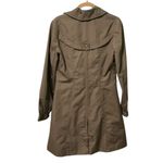 H&M A-Line Trench Coat 4 17” p2p Dark Taupe EUC Photo 5
