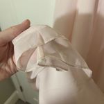 Azazie A-Line Halter Chiffon Floor-Length Dress Rose Petal Bridesmaid Dress Photo 10