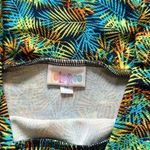 LuLaRoe  Green Blue Yellow Tropical Pencil Cassie Skirt Size Med NWT #7168 Photo 4