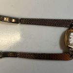 Caravelle Vintage 10k Rolled White Gold  Gold Women’s Wind Up Estate Watch Photo 3