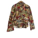 American Vintage Vintage Pine Cove Tapestry Print Button Up Shirt Medium Photo 4