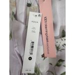 AQUA  Floral Print Mini Dress Square Neck Cap‎ Sleeve Party Cocktail XS Photo 8