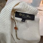 Loro Piana  Women’s Cardigan White  Cotton/Sill Knitted Size 46/XL Brand New Photo 2