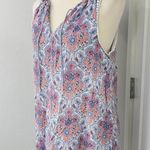 Victoria's Secret  Medium Blue, Pink Paisley Sleeveless Sleep Dress Nightie Photo 1