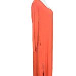 Ahn & Ahn Burnt Orange Stretch Jersey Knit Maxi Dress S NWOT Orange Photo 2