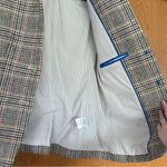 J.Crew Regent Brown Tan Plaid Wool Blazer Size 2 Preppy Academia Office Work Photo 11