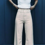 ZARA  The Marine Straight high-rise wide-leg jeans Photo 0