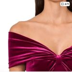 Parker Velvet Ruffle Sleeve Party Blouse Fuchsia Purple Size M NWOT Photo 7