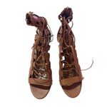 AQUAZZURA Gladiator Brown Heeled Sandals EUC Size 7 Photo 10