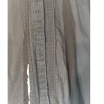 Rafaella Black Long Sleeve Collared Ruffle Front Button Down Blouse Women Sz 8 Photo 2