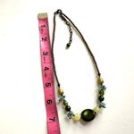 Green and blue beaded necklace Photo 6