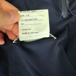 DESSY COLLECTION Cap Sleeve Blouson Faux Wrap Dress in Midnight Navy Blue 3050 4 Photo 6