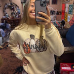 “Thankful” Cozy Crewneck Yellow Size M Photo 0