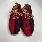 Toms ‎ Bota red plaid sneakers size 10 Photo 1