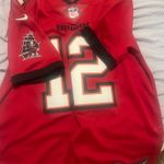 NFL Team Apparel Men's Tampa Bay Buccaneers Tom Brady Nike Red Game Jersey Photo 5