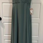 Birdy Grey NWT  Kaia Dress in Chiffon Sea Glass with pockets medium Photo 3