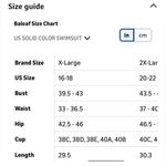 Baleaf NEW  Racerback Athletic One Piece Modest Bathing Suit XL/40 Photo 2