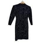 ALC Frank A.L.C. Ziggy Black Metallic Zebra Print Mini Dress Photo 5