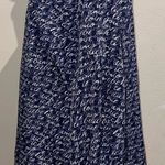 CAbi Women's Te Amo Navy Multi Love Blouse Puffy Long Sleeve Style 5336 Size S Photo 6