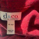 d&co Denim & Company Long Length Open Cranberry Cardigan Size XLPetite Purple Photo 8