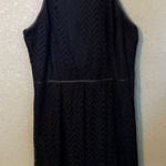 City Studio 11/12 black chevron weave dress Black Photo 0