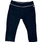 Avia Cropped 3/4 Length Black Yellow Legging's Size S Small Photo 0