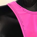 None Vintage Black Neon Pink 90s Bathing Suit Size Med Photo 4