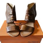 Miz Mooz NIB Brennan Brown Brandy Leather Heeled Sandals Women’s Size 8.5 M Photo 9