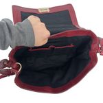 Rebecca Minkoff Burgundy Leather Tote Removable Shoulder Strap Top Handle Photo 8