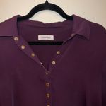 Calvin Klein  Purple Long Sleeve Dress Photo 1