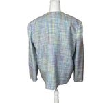 Alfred Dunner Womens Size 16 Pastel Plaid Lined Button Photo 3