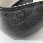 Born Black Cross Weave Leather Hand Crafted Flat Size 7.5 Photo 1