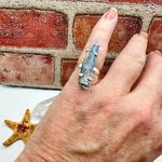 Kyanite Sterling Silver Ring Size 7 Blue Photo 1