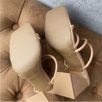 Abound  Tan Strappy Block Heel Square Toe Sandals 9 Photo 8