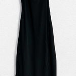 Abercrombie & Fitch  Bias Cut Mermaid Slip Maxi Dress Black Size Small Photo 0