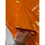 The Ragged Priest Orange Faux Patent Leather Straight Leg Pants Photo 4