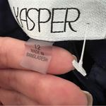 Kasper Womens Navy Stretch Wear To Work Wide Leg Pants SIZE 12 NEW Photo 6