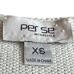 Per Se by Carlisle White Woven Pullover Sweater Cutout Sleeves Size XS NWT Photo 11