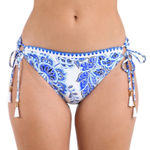 La Blanca Side Tie Hipster Swim Bottoms Contemporary Blue Beyond the Pacific 10 Photo 0