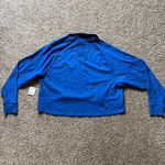 Free People Post Up Rugby Layer NWT XS Stellar Blue Photo 3